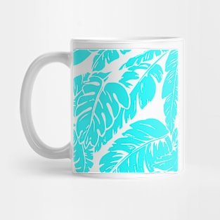 PALM LEAF AQUA BLUE Mug